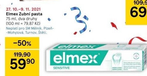 Pasty na zuby Elmex