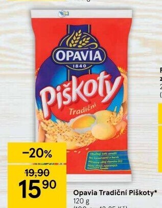 Piškoty Opavia