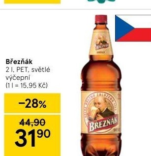 Pivo světlé výčepní 10° Březňák