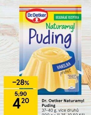 Pudink Naturamyl Dr. Oetker