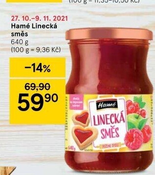 Směs ovocná linecká Hamé