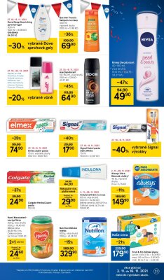 akční leták Tesco 3.11.2021-9.11.2021
