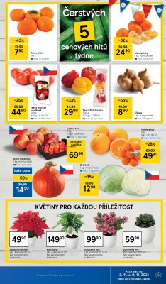 akční leták Tesco 3.11.2021-9.11.2021