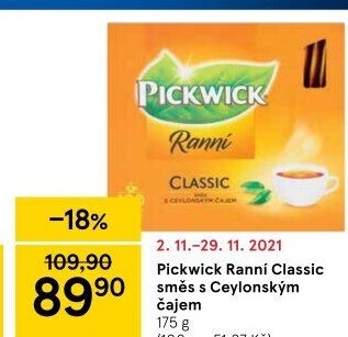 Čaj Ranní Pickwick