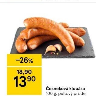 Česneková klobása