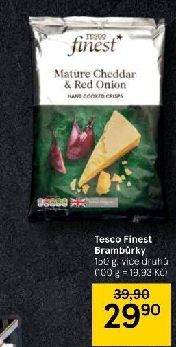 Chipsy Tesco Finest