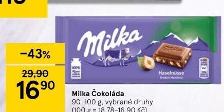 Čokoláda Milka
