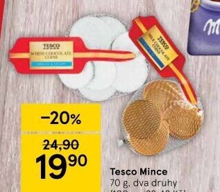 Čokoládové mince Tesco