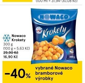 Krokety mražené Nowaco