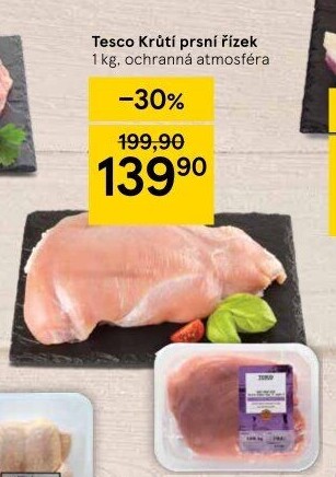 Krůtí prsní řízky Tesco