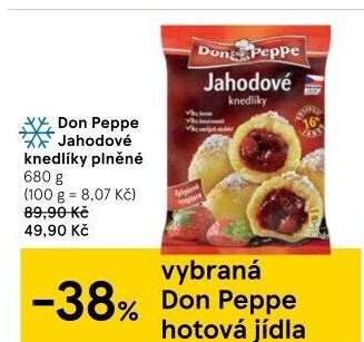 Plněné knedlíky mražené Don Peppe