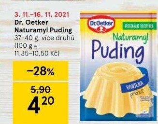Pudink Naturamyl Dr. Oetker