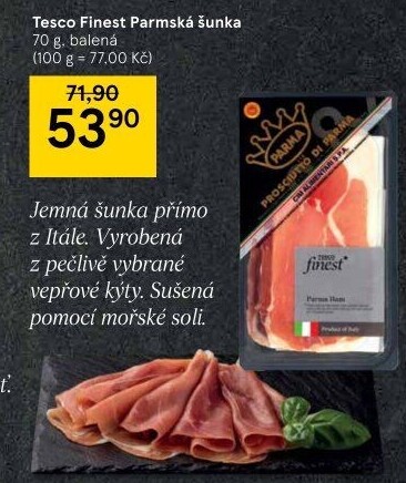Šunka parmská Tesco Finest