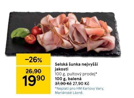 Šunka selská nejvyšší jakosti