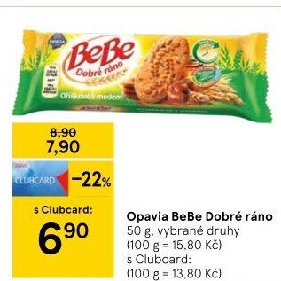 Sušenky BeBe Dobré ráno Opavia