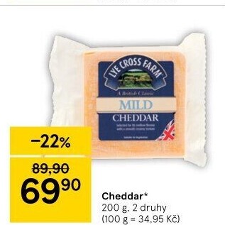 Sýr Cheddar Lye Cross Farm