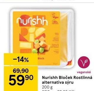 Sýr rostlinný Nurishh