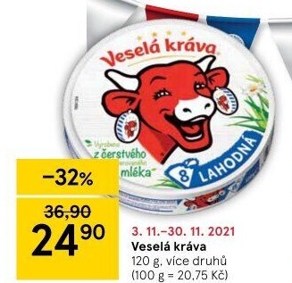Sýr tavený Veselá kráva