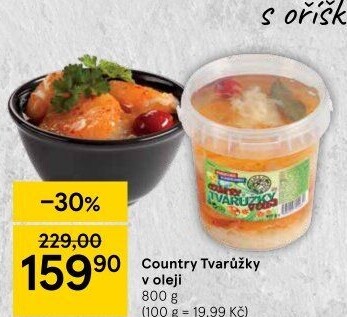 Sýr tvarůžky Country v oleji Gurmán Klub
