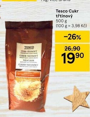 Třtinový cukr Tesco