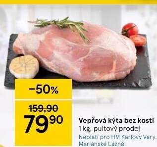 Vepřová kýta bez kosti