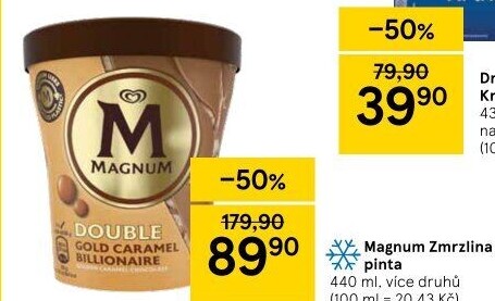 Zmrzlina v kelímku Magnum Algida