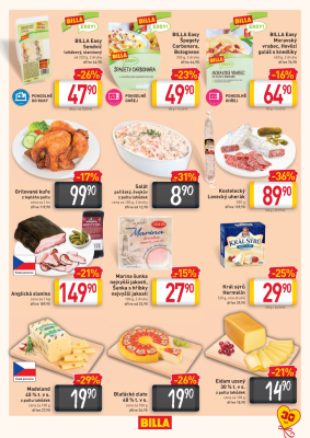 akční leták BILLA 3.11.2021-9.11.2021