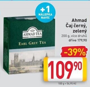 Čaj černý Ahmad Tea
