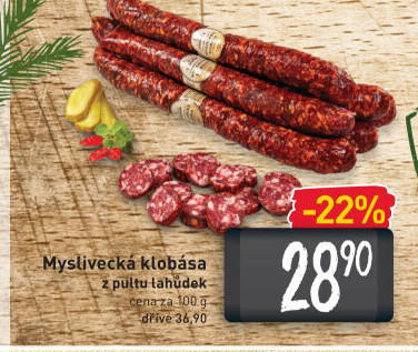Myslivecká klobása