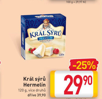 Sýr Hermelín Král sýrů