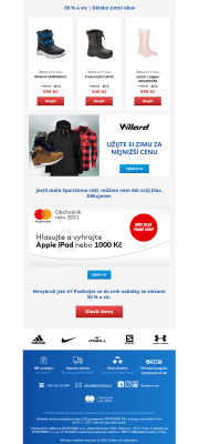 akční leták Sportisimo 2.11.2021-7.11.2021