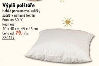 Polštář - výplň