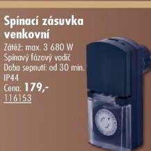 Spínací venkovní zásuvka Emos