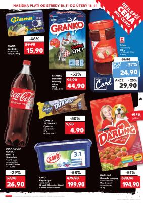 akční leták Kaufland 10.11.2021-16.11.2021