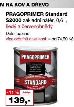 Barva na kov Standard Pragoprimer