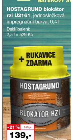 Blokátor rzi U2161 Hostagrund