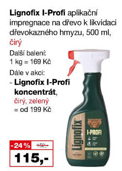 Impregnace k likvidací dřevokazného hmyzu Lignofix I-Profi Stachema
