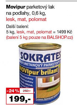 Lak na parkety Movi Pur Sokrates