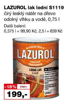 Lodní lak Lazurol