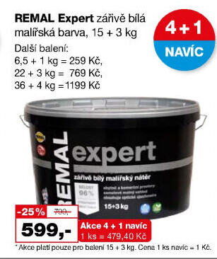 Malířský nátěr Expert Remal