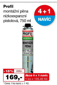 Montážní pěna Profil