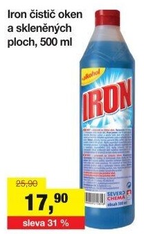 Čistič oken Iron Severochema