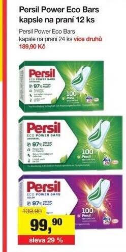 Prací kapsle Eco Power Bars Persil