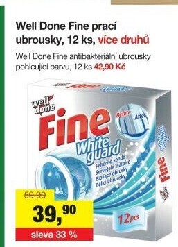 Ubrousky na praní Fine Well Doneu