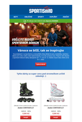 akční leták Sportisimo 7.11.2021-12.11.2021