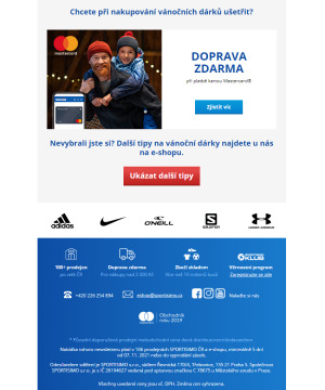 akční leták Sportisimo 7.11.2021-12.11.2021