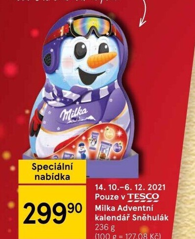 Adventní kalendář Milka