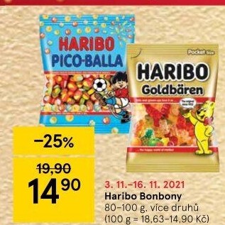 Bonbony želé Haribo