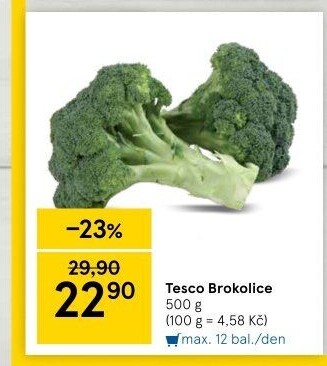Brokolice Tesco