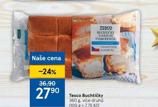 Buchtičky české Tesco